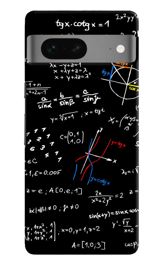Mathematics Formula Google Pixel 7 Hard Case Back Cover by Casekaro