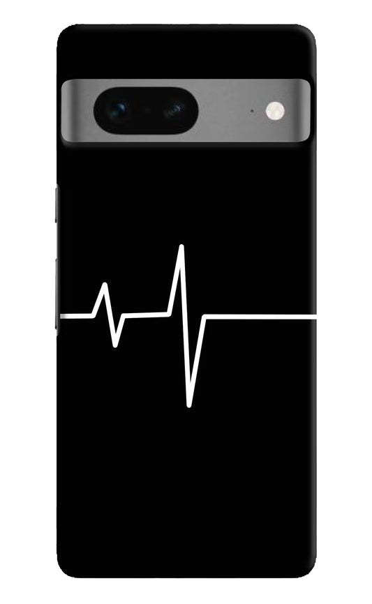 Heart Beats Google Pixel 7 Hard Case Back Cover by Casekaro