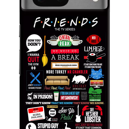 FRIENDS Google Pixel 7 Hard Case Back Cover by Casekaro