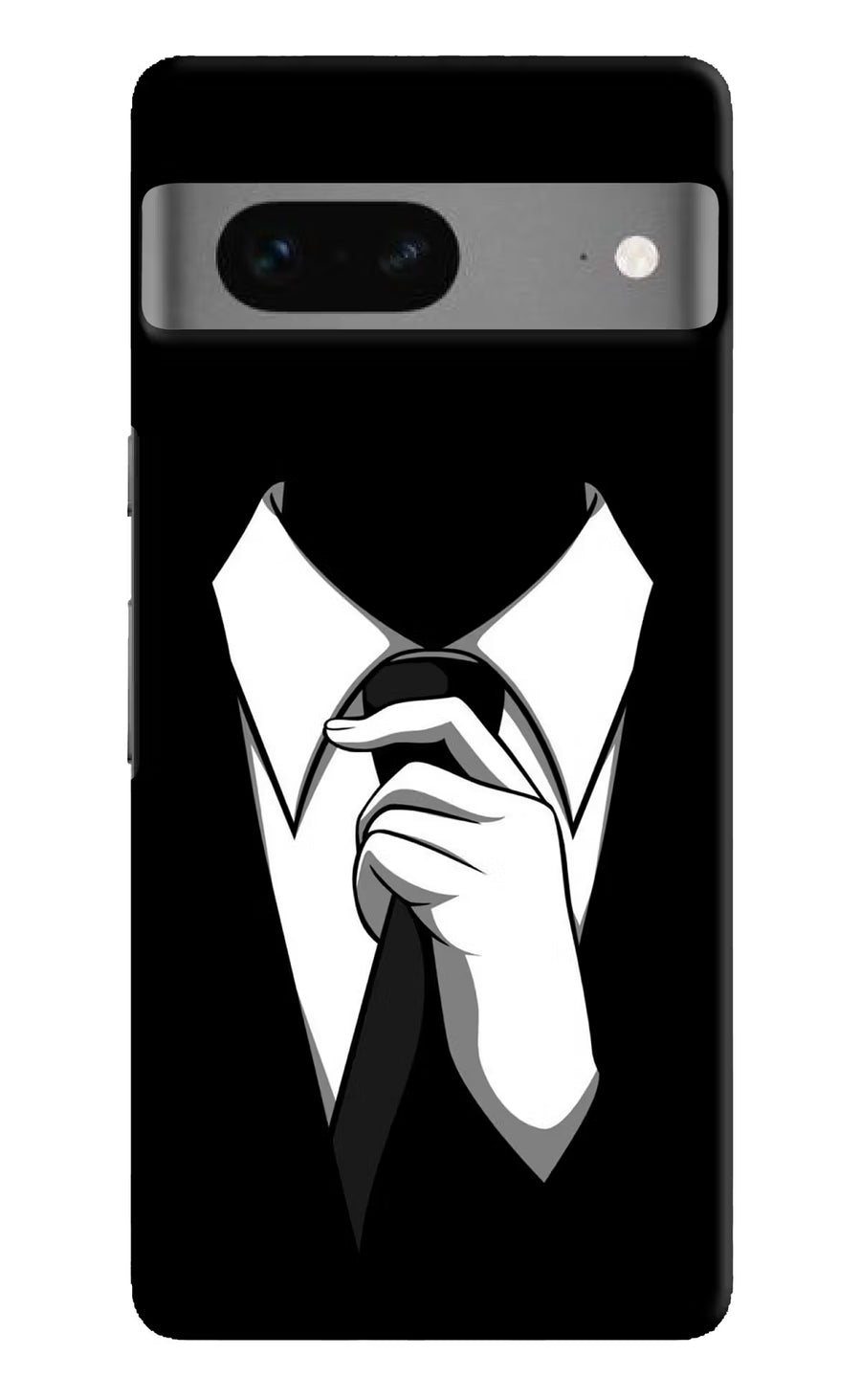 Black Tie Google Pixel 7 Back Cover, Hard case