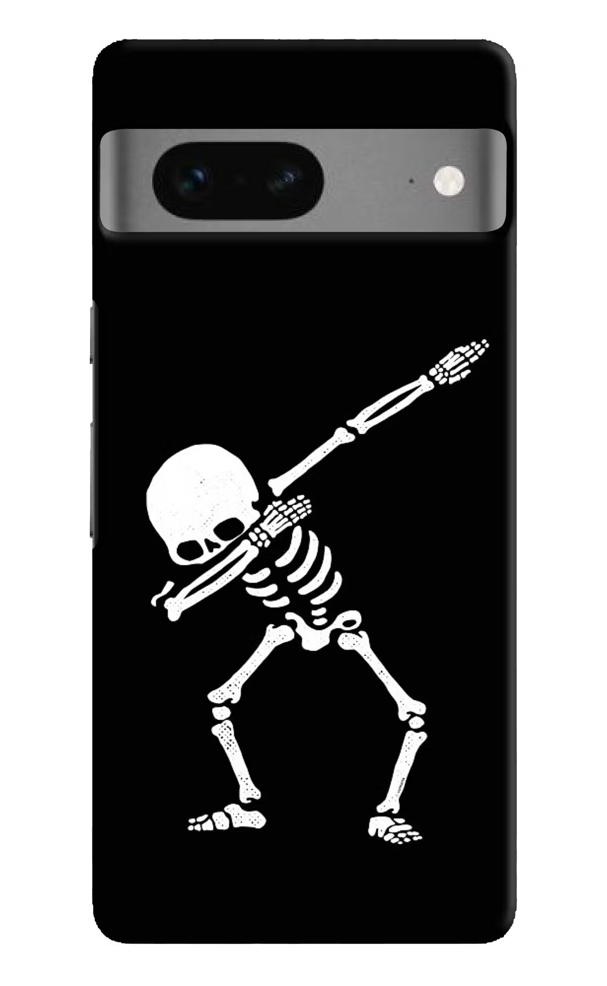Dabbing Skeleton Art Google Pixel 7 Hard Case Back Cover by Casekaro
