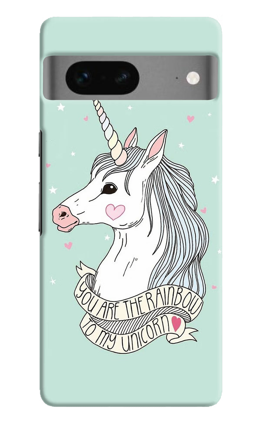Unicorn Wallpaper Google Pixel 7 Back Cover, Hard case