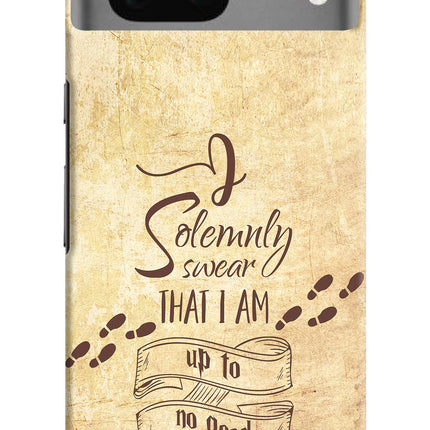 I Solemnly swear that i up to no good Google Pixel 7 Hard Case Back Cover by Casekaro