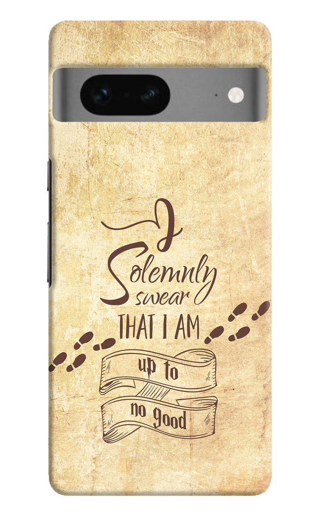 I Solemnly swear that i up to no good Google Pixel 7 Hard Case Back Cover by Casekaro