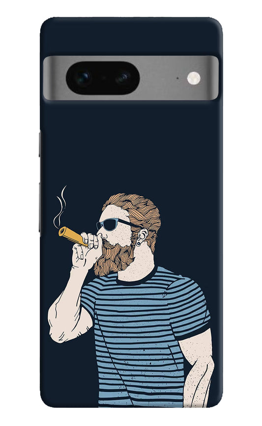 Smoking Google Pixel 7 Hard Case Back Cover by Casekaro