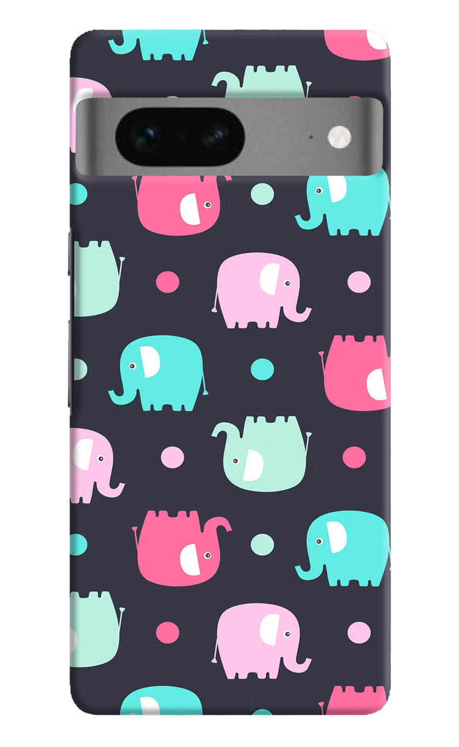 Elephants Google Pixel 7 Back Cover, Hard case