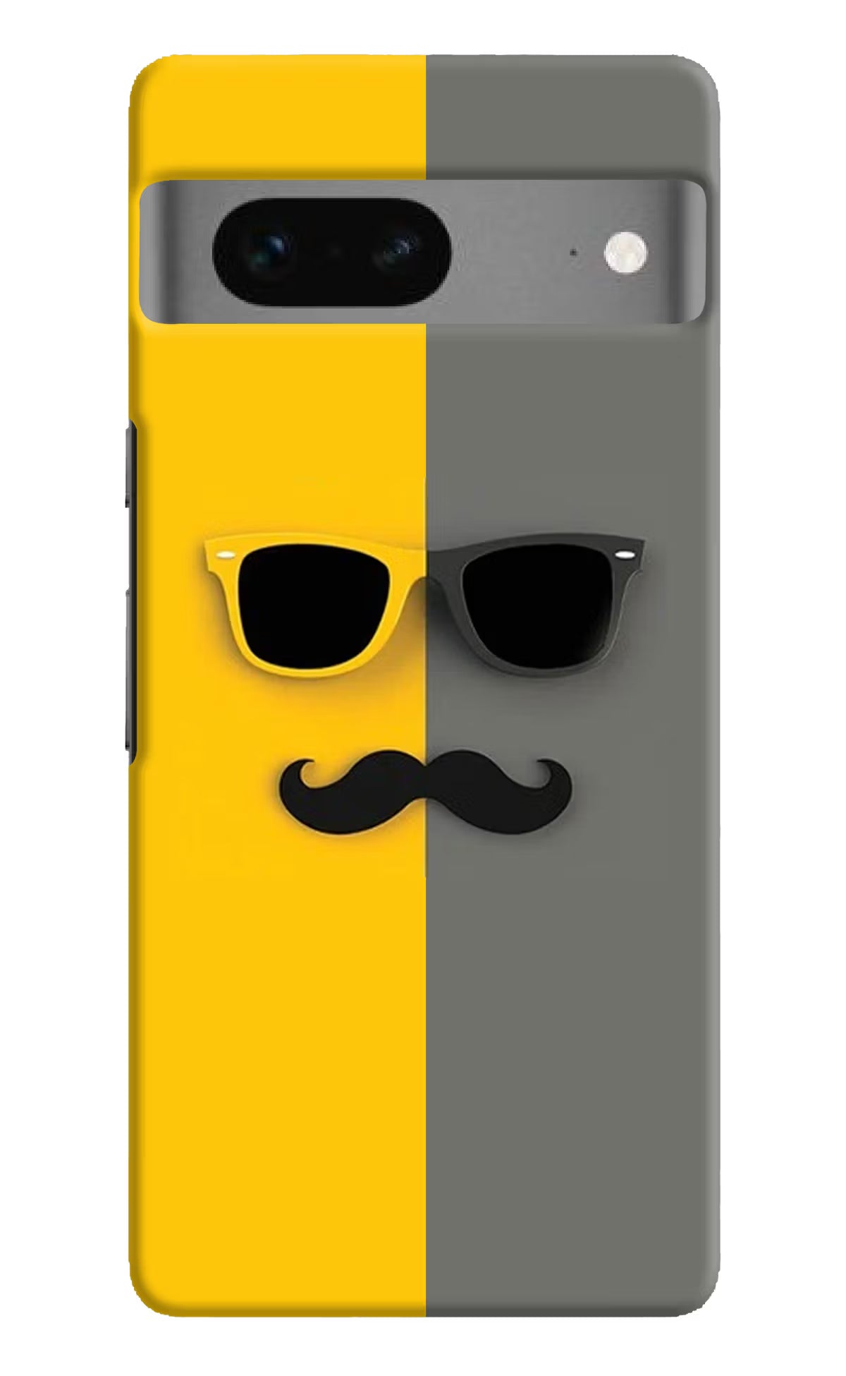 Sunglasses with Mustache Google Pixel 7 Hard Case Back Cover by Casekaro