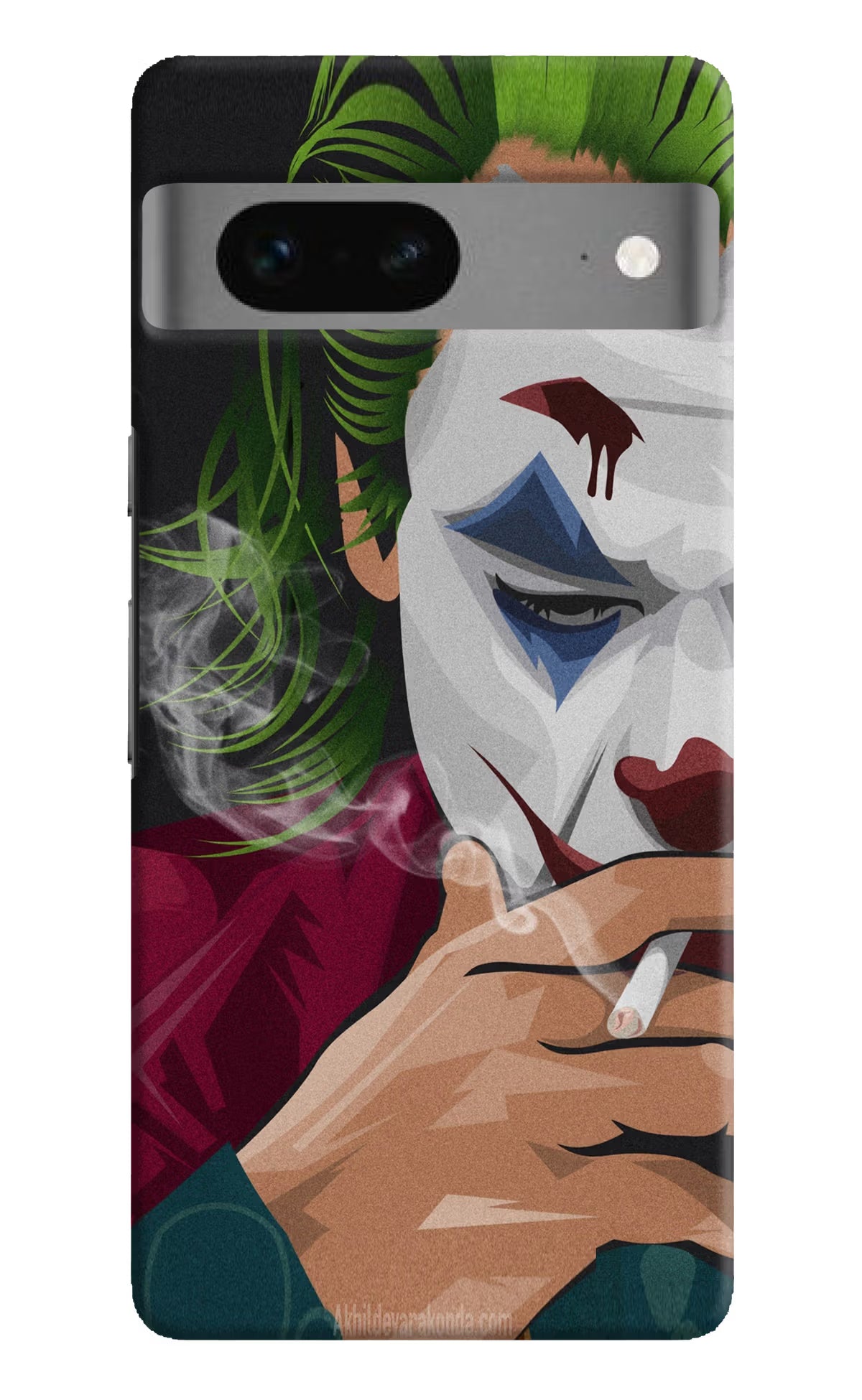 Joker Smoking Google Pixel 7 Hard Case Back Cover by Casekaro