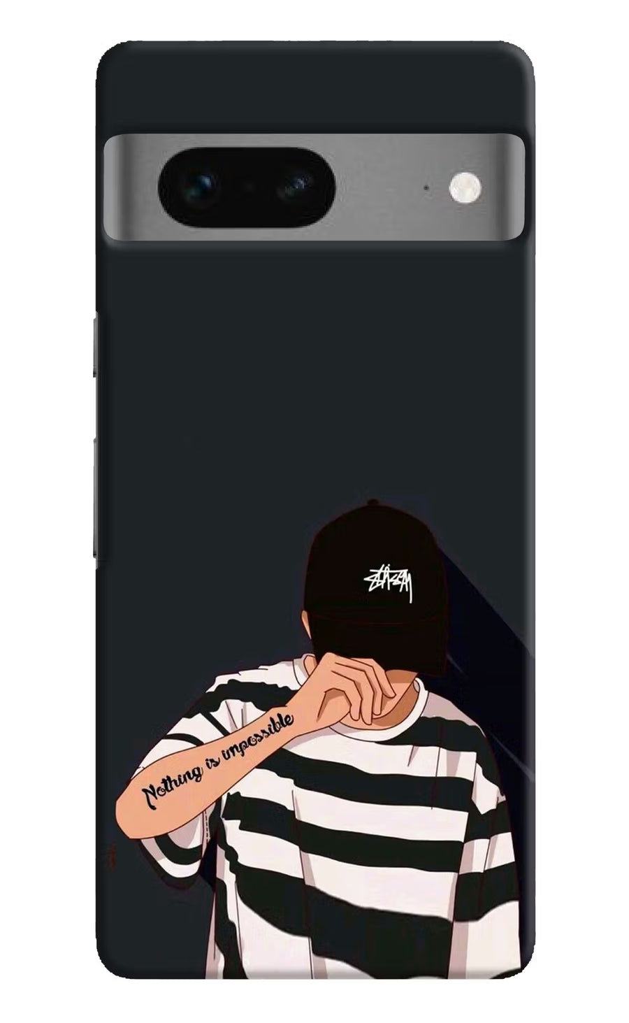 Aesthetic Boy Google Pixel 7 Back Cover, Hard case