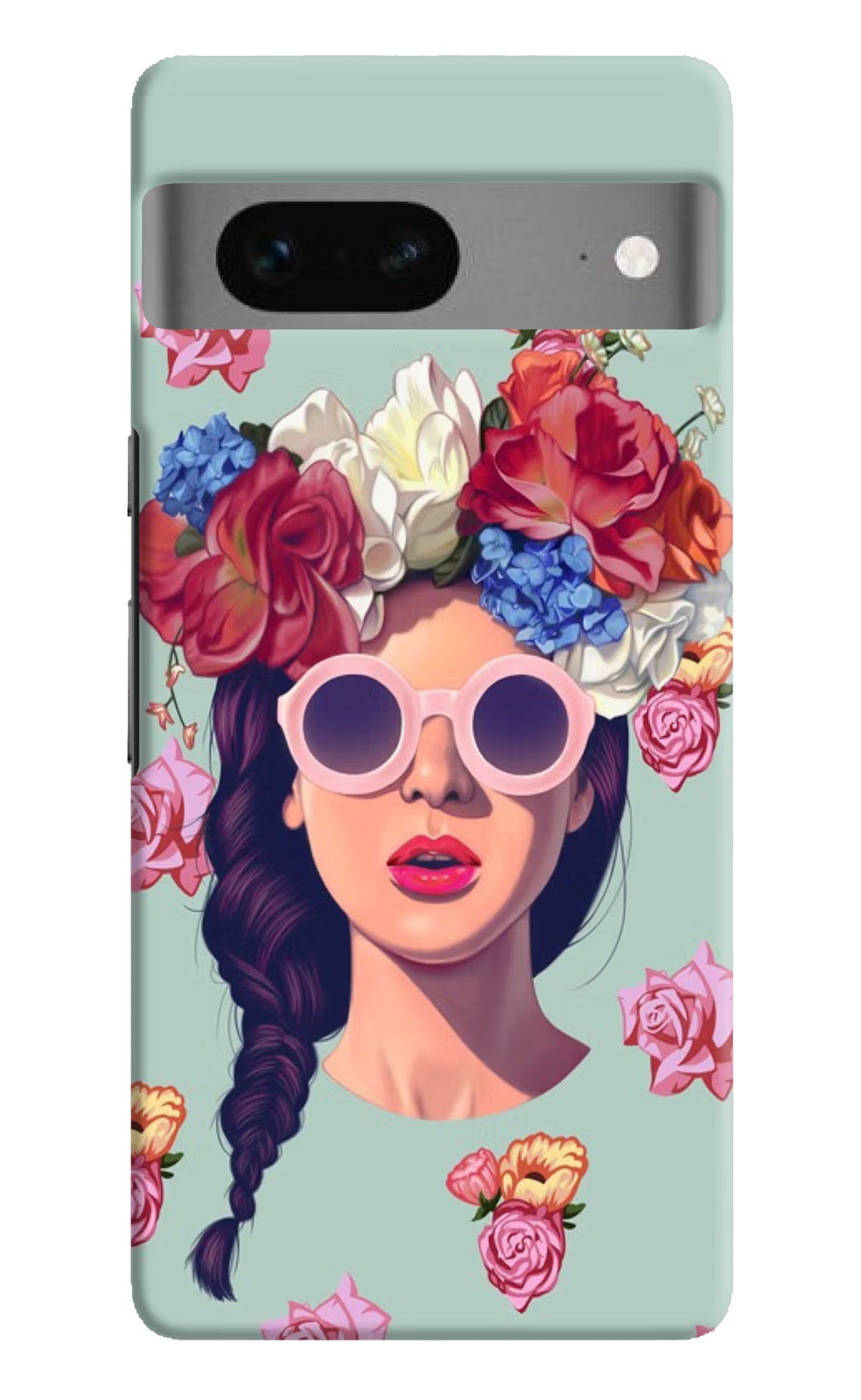 Pretty Girl Google Pixel 7 Hard Case Back Cover by Casekaro