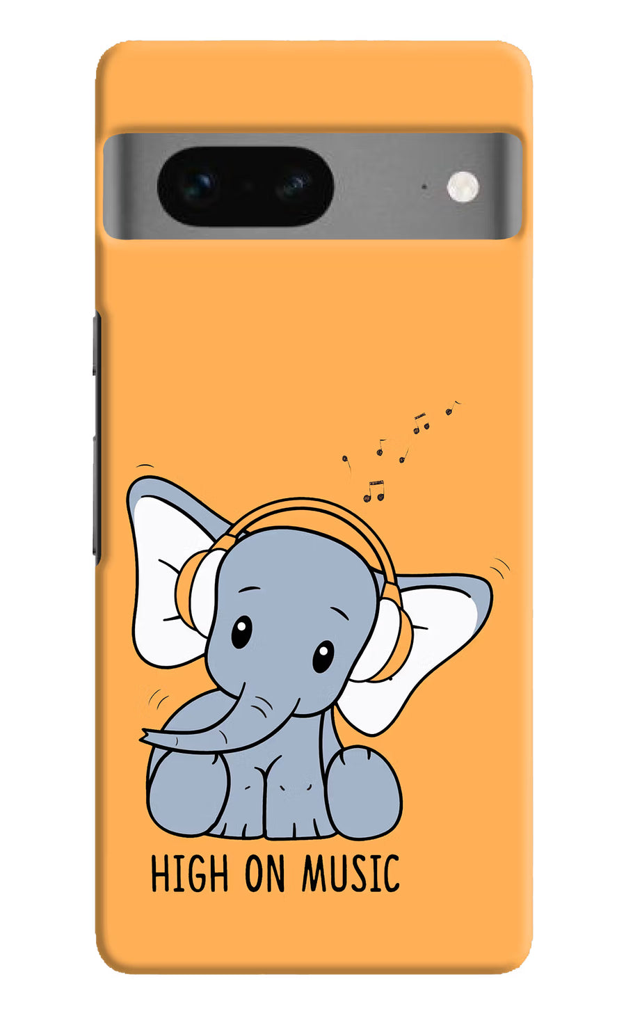 High On Music Google Pixel 7 Back Cover, Hard case