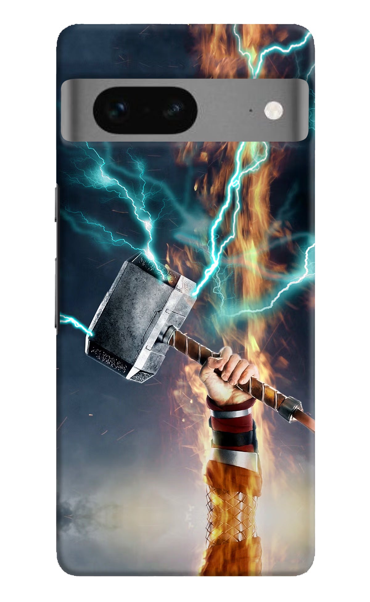 Thor Hammer Mjolnir Google Pixel 7 Hard Case Back Cover by Casekaro