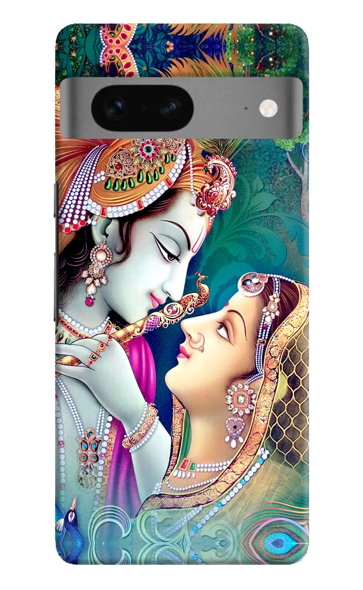 Lord Radha Krishna Google Pixel 7 Hard Case Back Cover by Casekaro