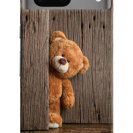 Teddy Wooden Google Pixel 7 Hard Case Back Cover by Casekaro