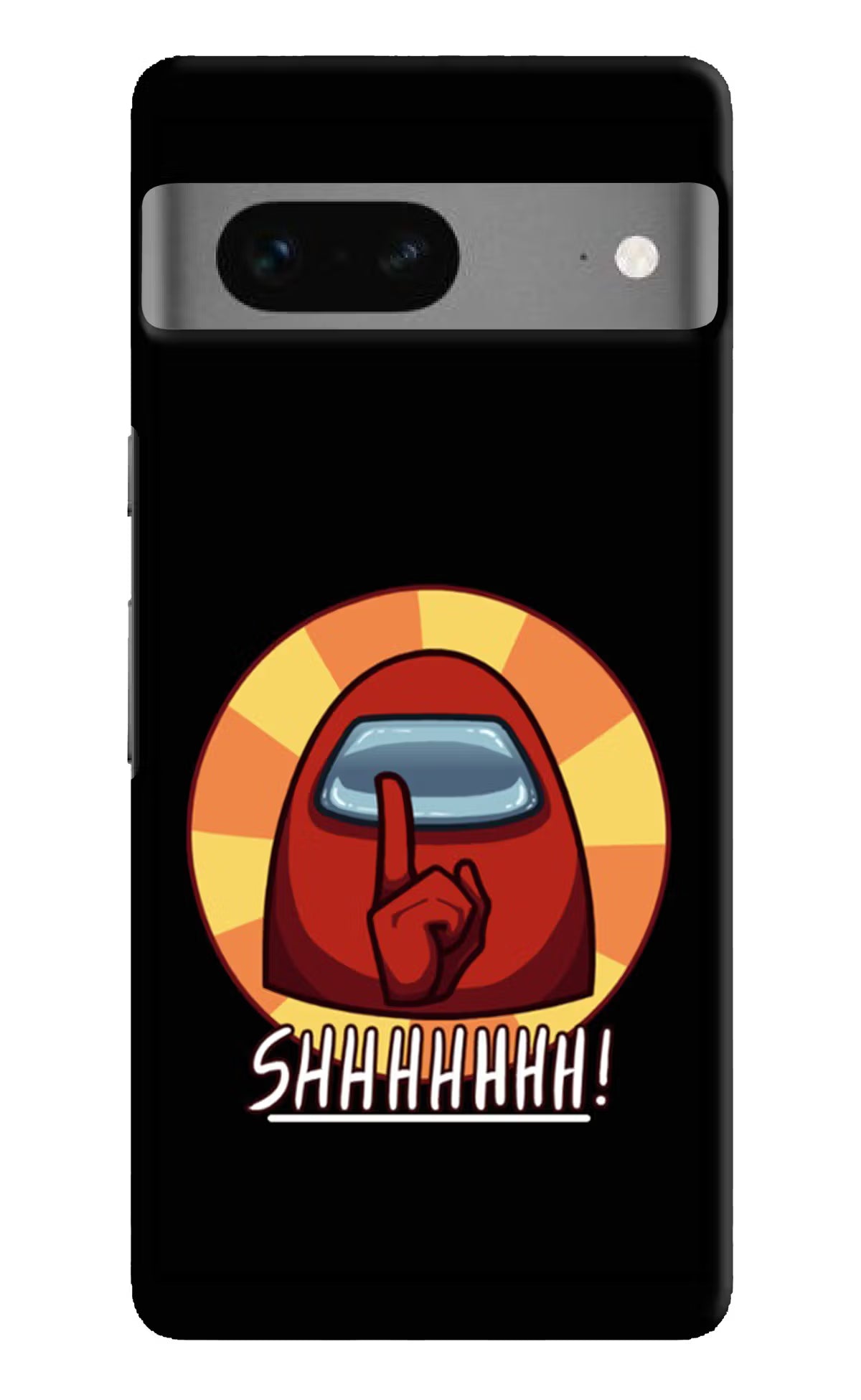 Among Us Shhh! Google Pixel 7 Hard Case Back Cover by Casekaro
