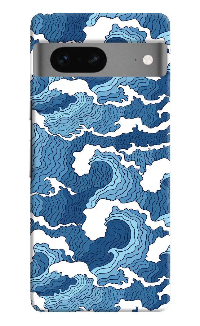 Blue Waves Google Pixel 7 Hard Case Back Cover by Casekaro