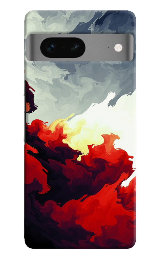 Fire Cloud Google Pixel 7 Hard Case Back Cover by Casekaro