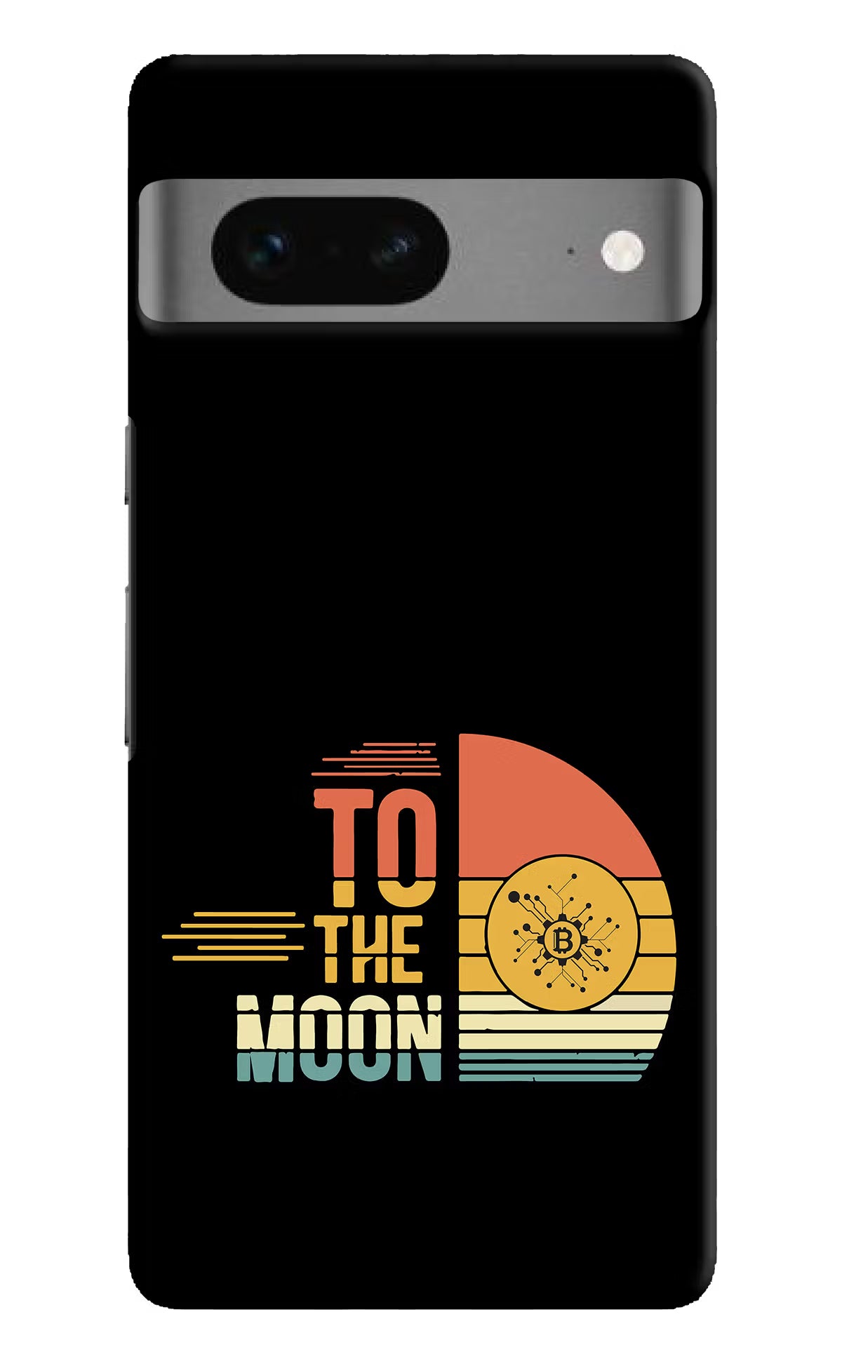 To the Moon Google Pixel 7 Hard Case Back Cover by Casekaro