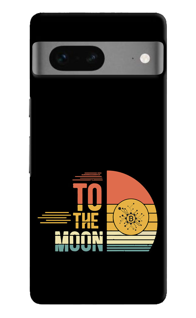 To the Moon Google Pixel 7 Hard Case Back Cover by Casekaro