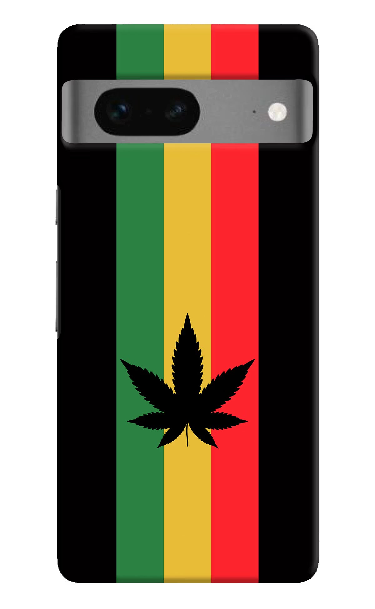 Weed Flag Google Pixel 7 Hard Case Back Cover by Casekaro