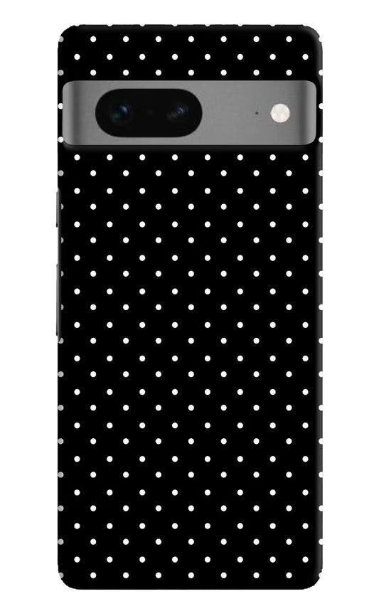 White Dots Google Pixel 7 Hard Case Back Cover by Casekaro