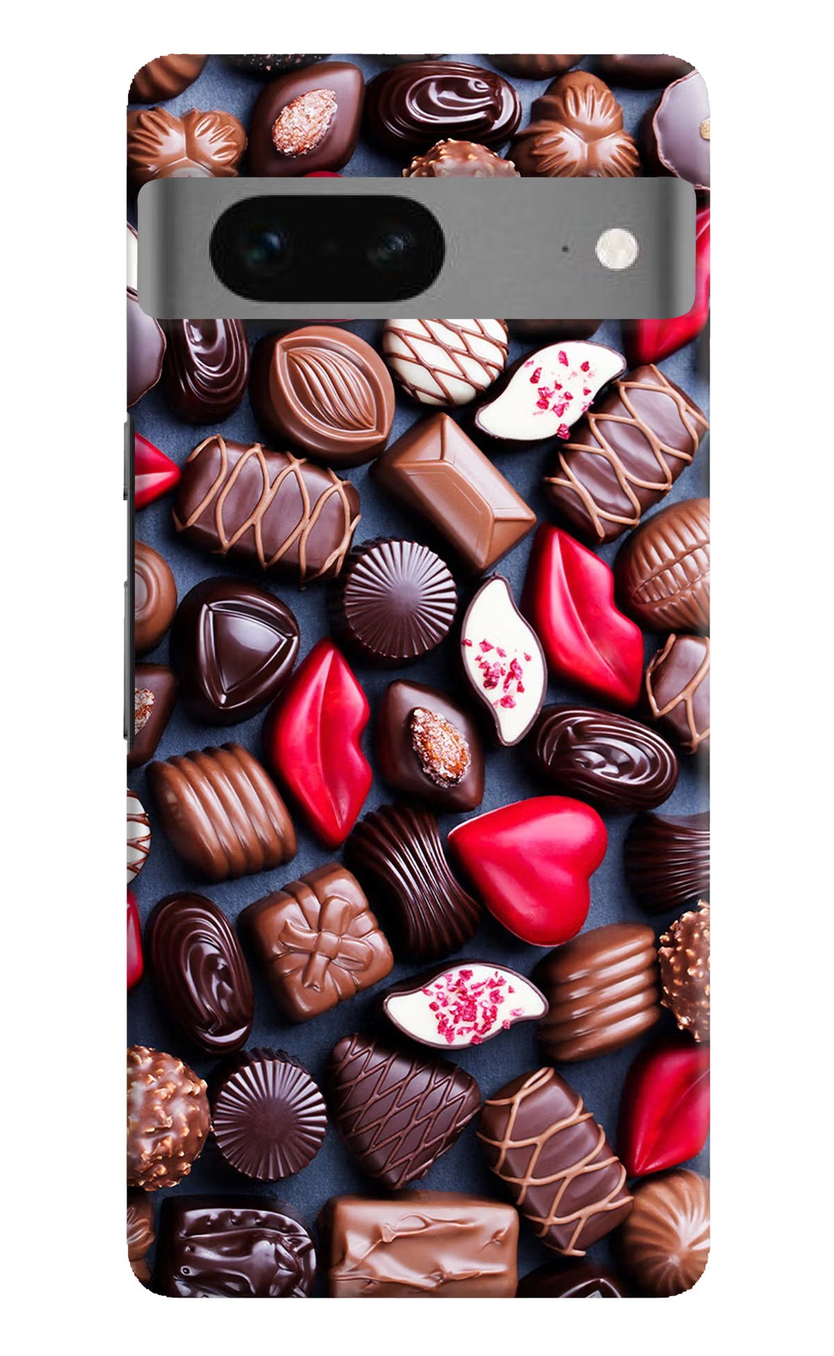 Chocolates Google Pixel 7 Hard Case Back Cover by Casekaro