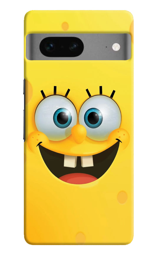 Sponge 1 Google Pixel 7 Hard Case Back Cover by Casekaro