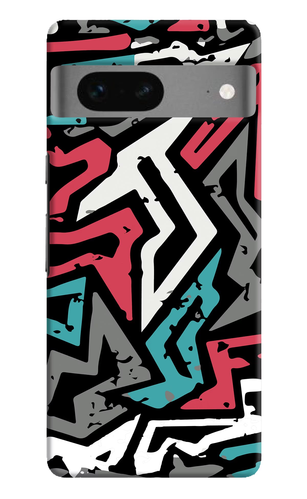 Geometric Graffiti Google Pixel 7 Hard Case Back Cover by Casekaro