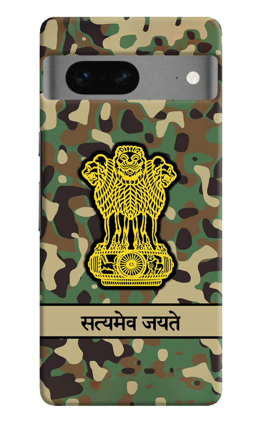 Satyamev Jayate Army Google Pixel 7 Hard Case Back Cover by Casekaro
