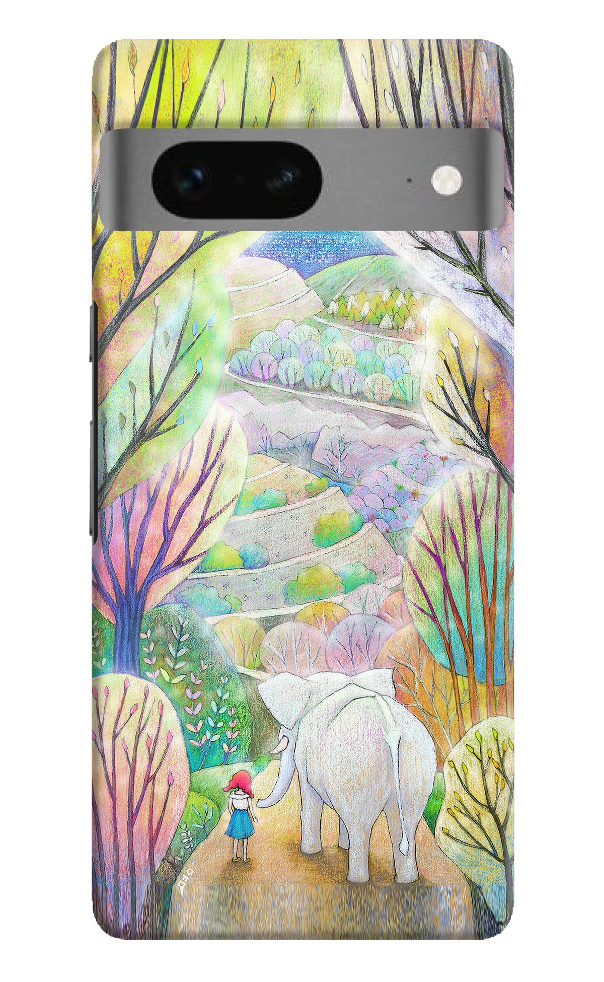 Nature Painting Google Pixel 7 Hard Case Back Cover by Casekaro