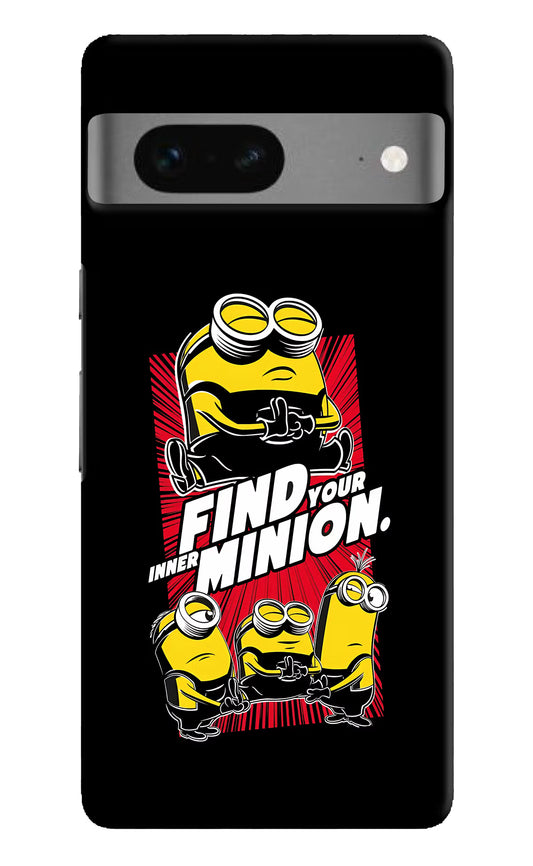 Find your inner Minion Google Pixel 7 Hard Case Back Cover by Casekaro