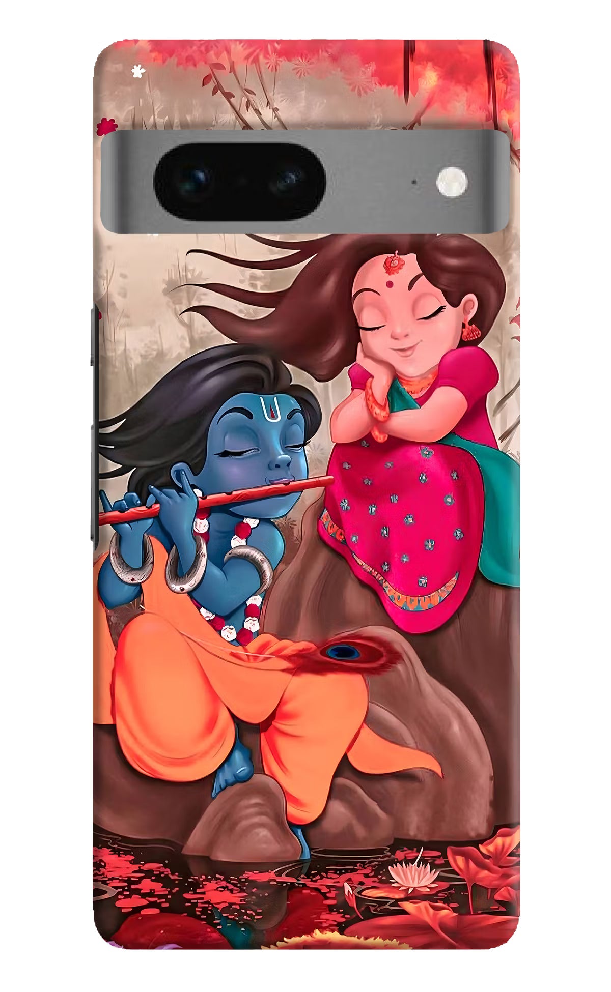 Radhe Krishna Google Pixel 7 Hard Case Back Cover by Casekaro