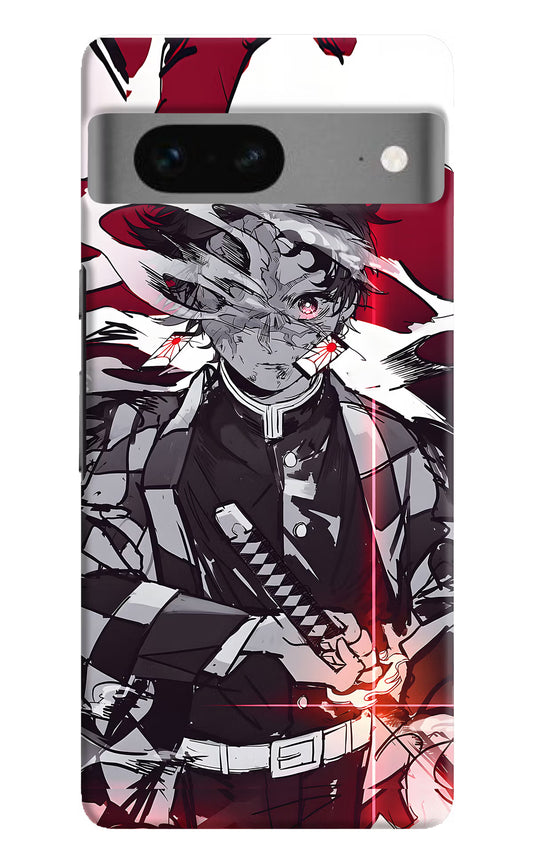Demon Slayer Google Pixel 7 Hard Case Back Cover by Casekaro