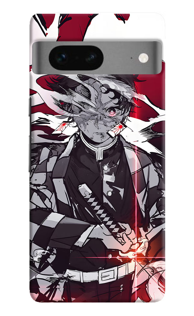 Demon Slayer Google Pixel 7 Hard Case Back Cover by Casekaro