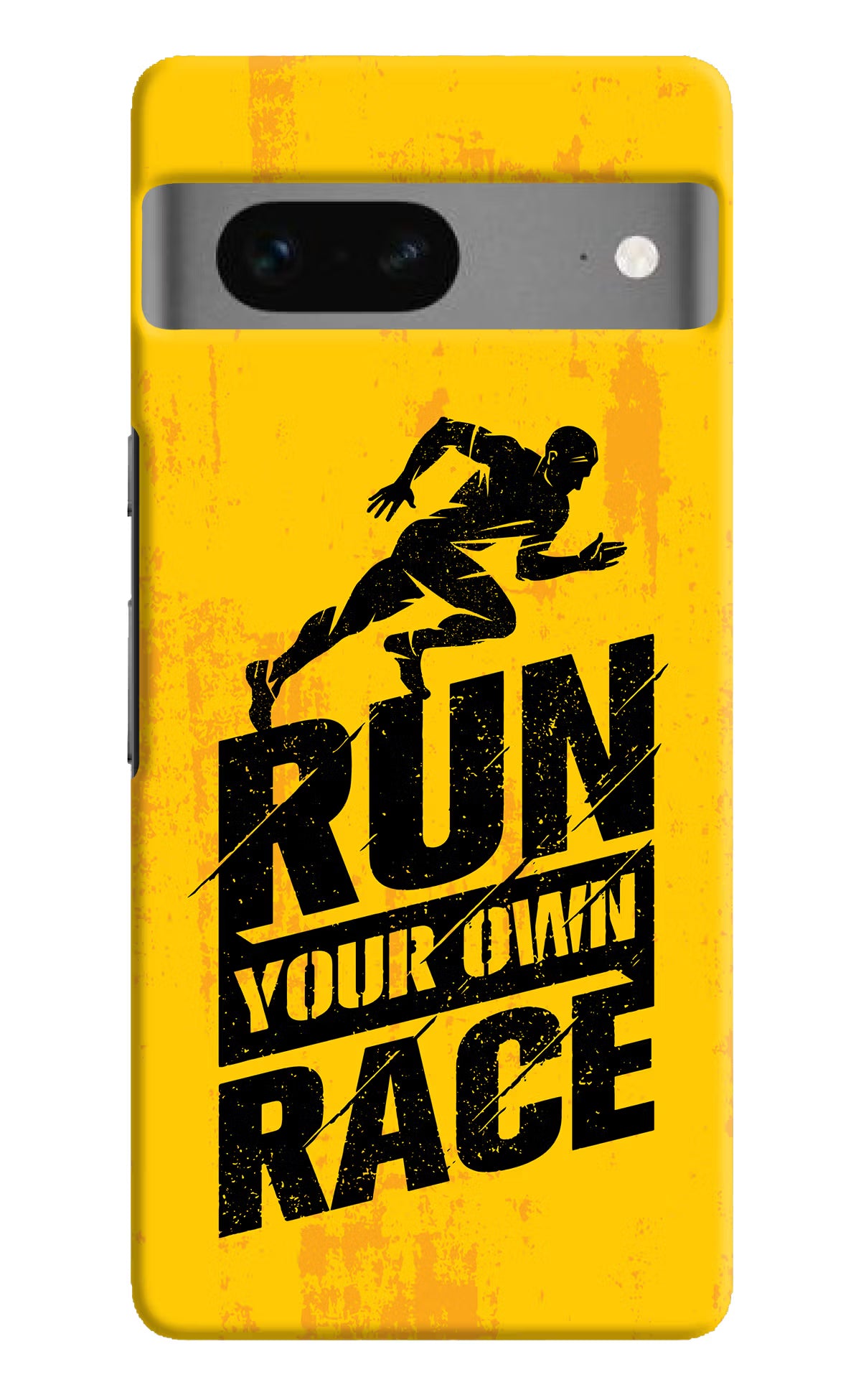 Run Your Own Race Google Pixel 7 Hard Case Back Cover by Casekaro