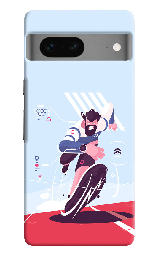 Run Pro Google Pixel 7 Hard Case Back Cover by Casekaro