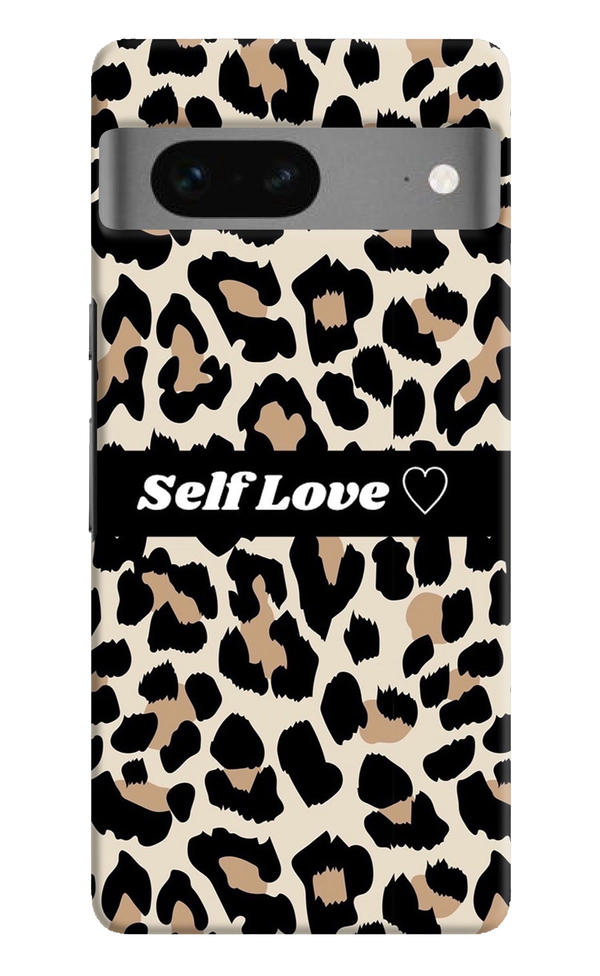 Leopard Print Self Love Google Pixel 7 Back Cover