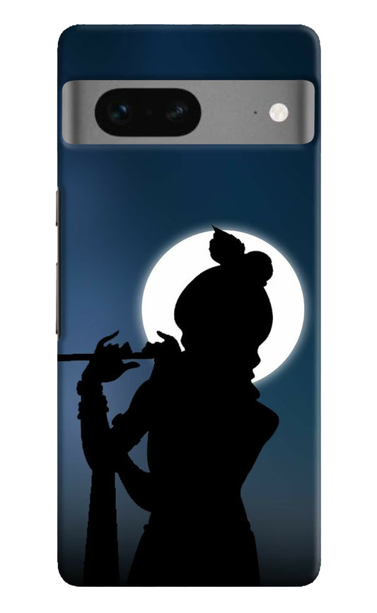 Shri Krishna Silhouette Google Pixel 7 Hard Case Back Cover by Casekaro