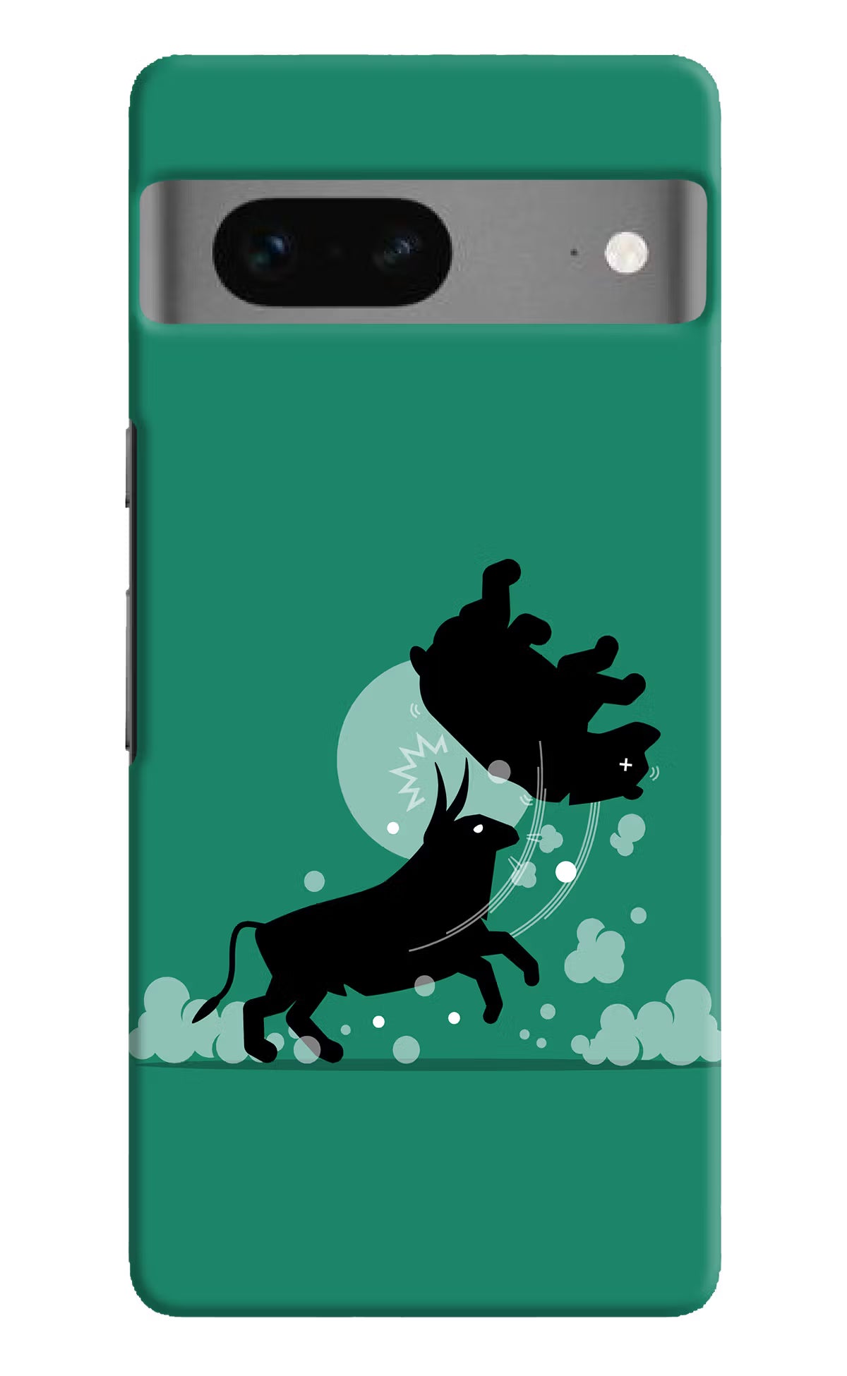 Bull Conqueror Google Pixel 7 Hard Case Back Cover by Casekaro