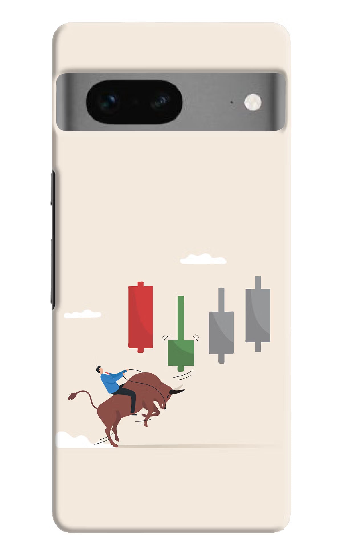 Bull Trading Momentum Google Pixel 7 Hard Case Back Cover by Casekaro