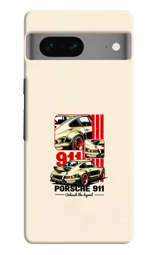 Classic Porsche 911 Google Pixel 7 Hard Case Back Cover by Casekaro