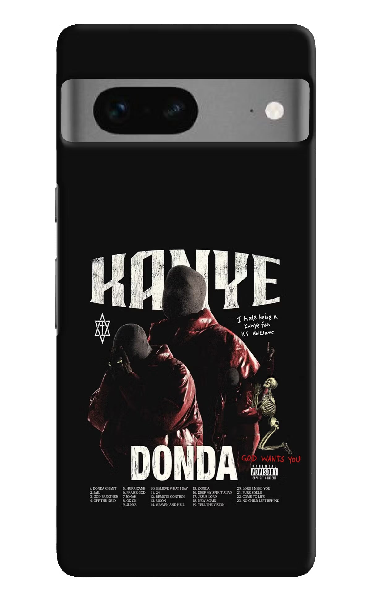 Donda Kanye West Google Pixel 7 Hard Case Back Cover by Casekaro