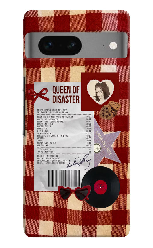 Queen of Disaster Google Pixel 7 Hard Case Back Cover by Casekaro