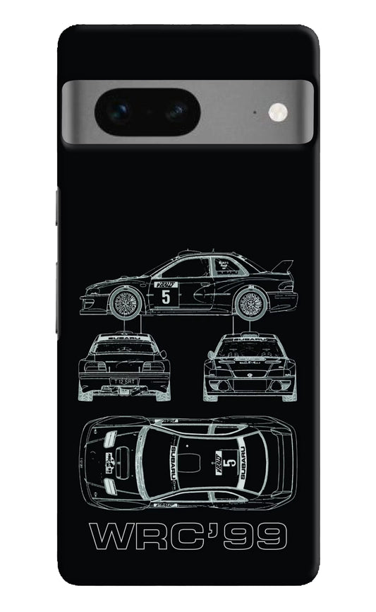 WRC'99 Google Pixel 7 Hard Case Back Cover by Casekaro