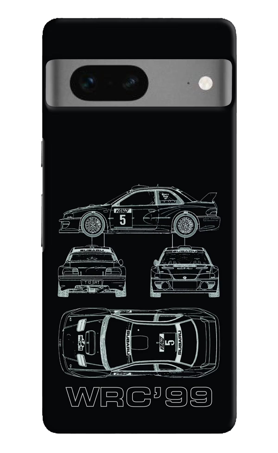 WRC'99 Google Pixel 7 Back Cover, Hard case