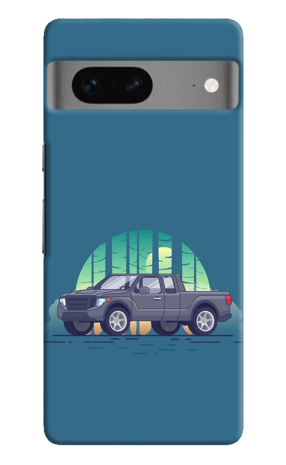 Retro Garage Vibe Google Pixel 7 Hard Case Back Cover by Casekaro