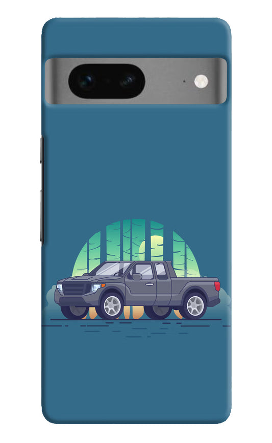 Retro Garage Vibe Google Pixel 7 Hard Case Back Cover by Casekaro