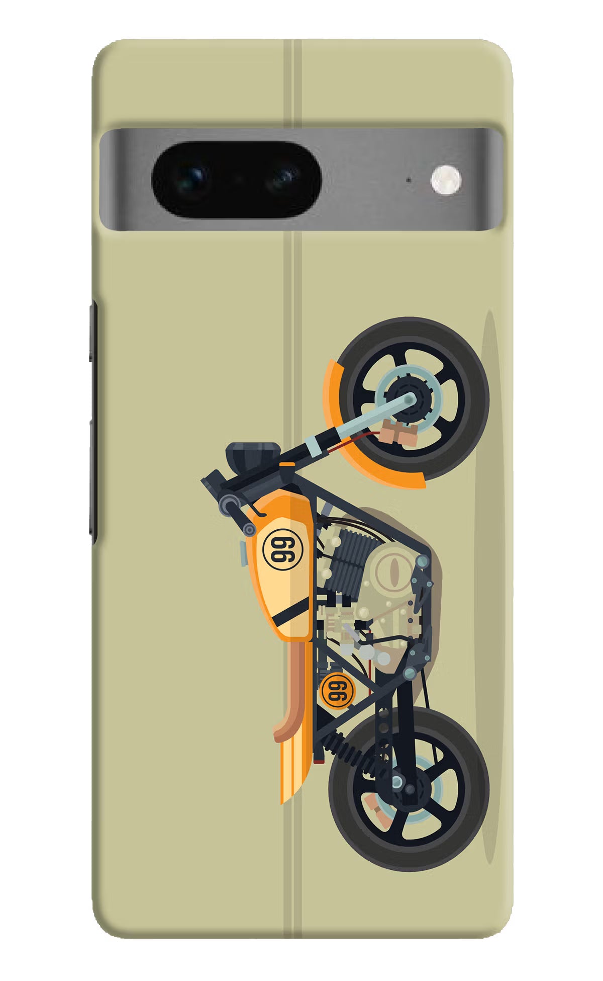 Vertical Speedster Google Pixel 7 Hard Case Back Cover by Casekaro
