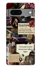 Taurus Zodiac Google Pixel 7 Hard Case Back Cover by Casekaro