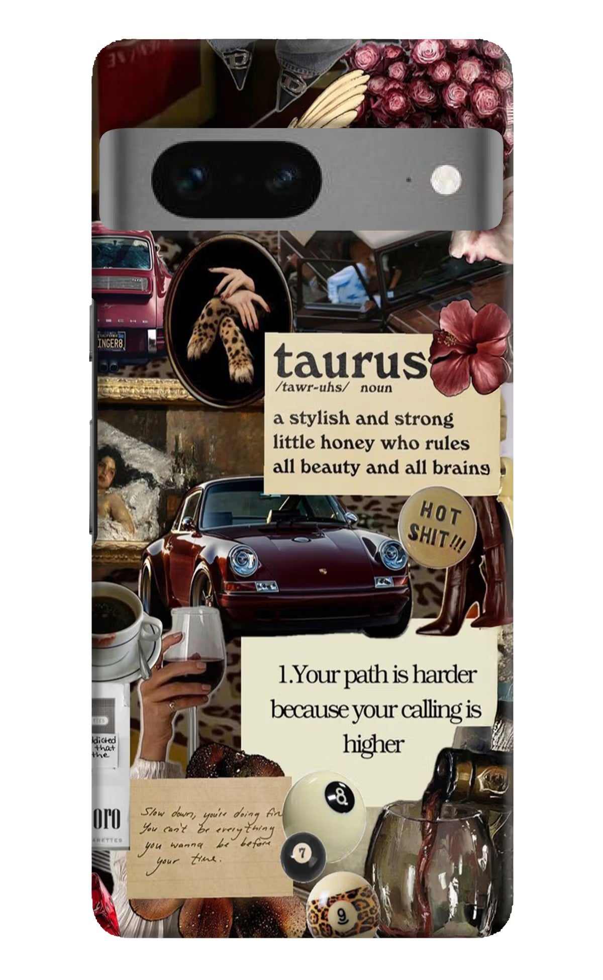 Taurus Zodiac Google Pixel 7 Hard Case Back Cover by Casekaro